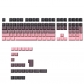 Blackberry 104+30 Keys OEM Profile PBT Doubleshot Side Legends Keycaps Set for MX Keyboard